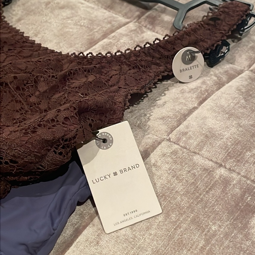 Lucky Brand Bralette 2 Pack Size Medium - Picture 3 of 11